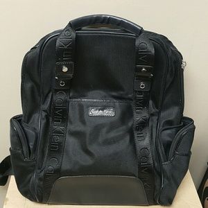 Black calvin klein back bag